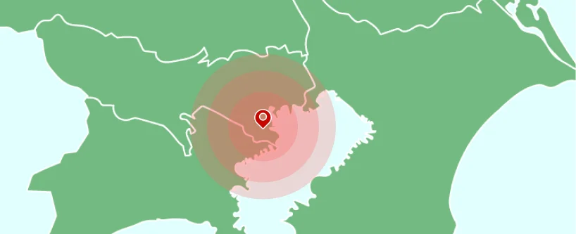 対応エリア地図