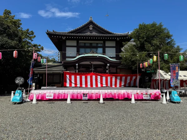 自治会・町内会の地域行事の設営事例 1