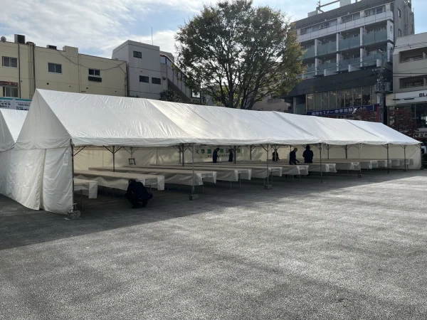企業・公共の各種イベントの設営事例 1