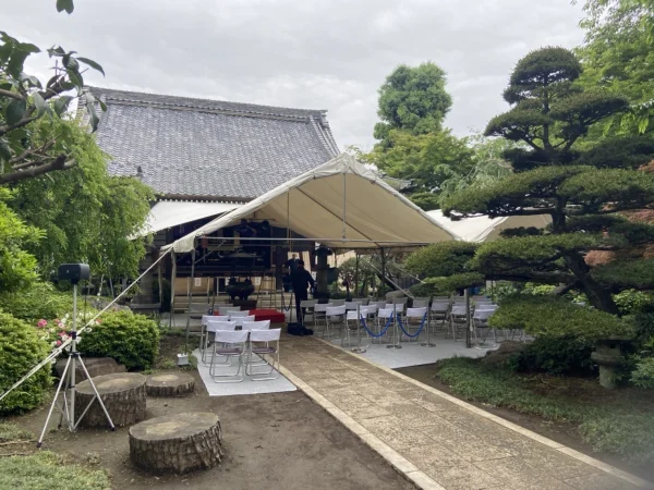お寺・神社の伝統行事の設営事例 1